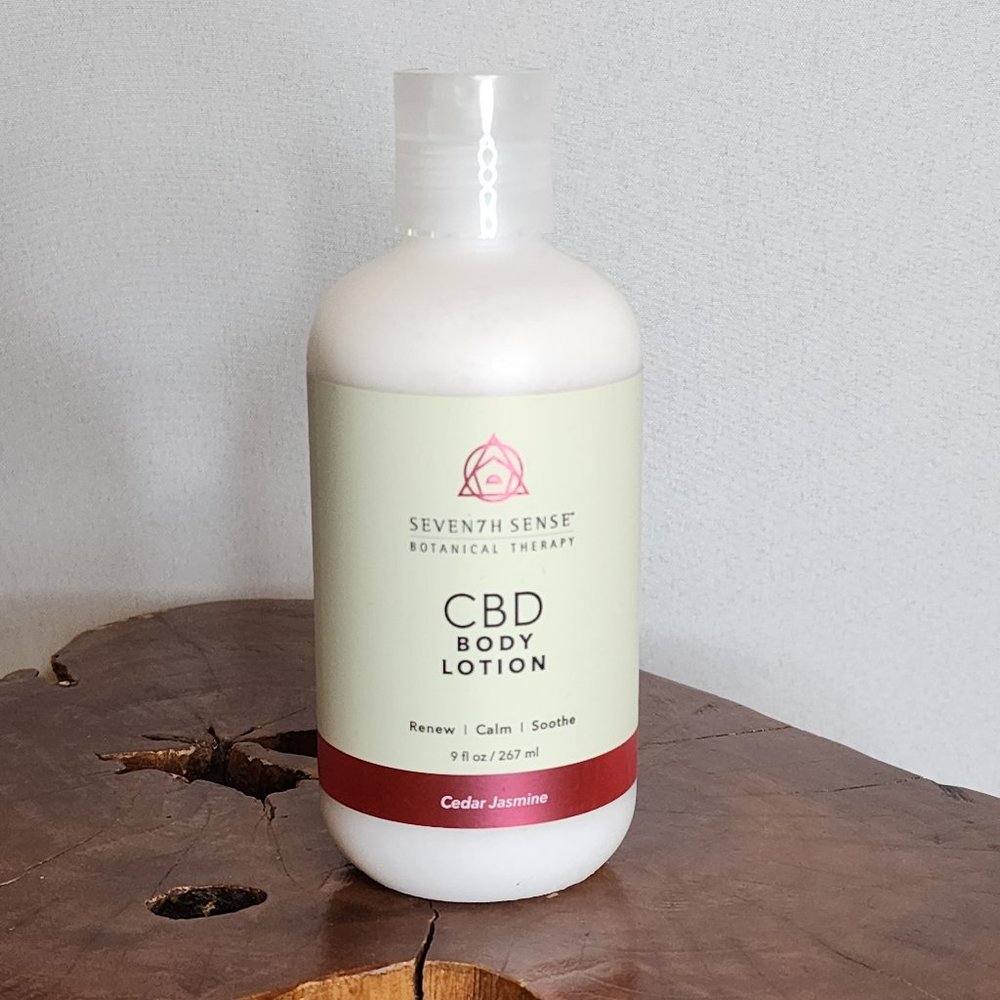 Seven7h Sense CBD Body Lotion 250mg Cedar Jasmine